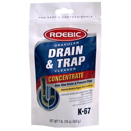 Roebic Roebic K-67BAG-12 Concentrate Bacterial Drain & Trap Cleaner - 16 oz. 148733